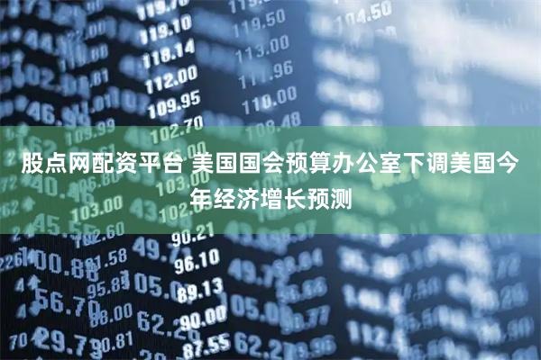股点网配资平台 美国国会预算办公室下调美国今年经济增长预测