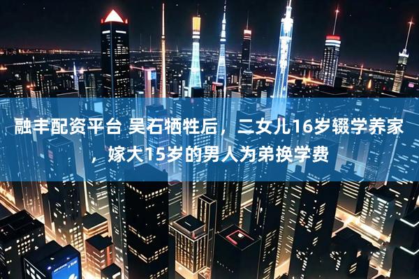 融丰配资平台 吴石牺牲后，二女儿16岁辍学养家，嫁大15岁的男人为弟换学费